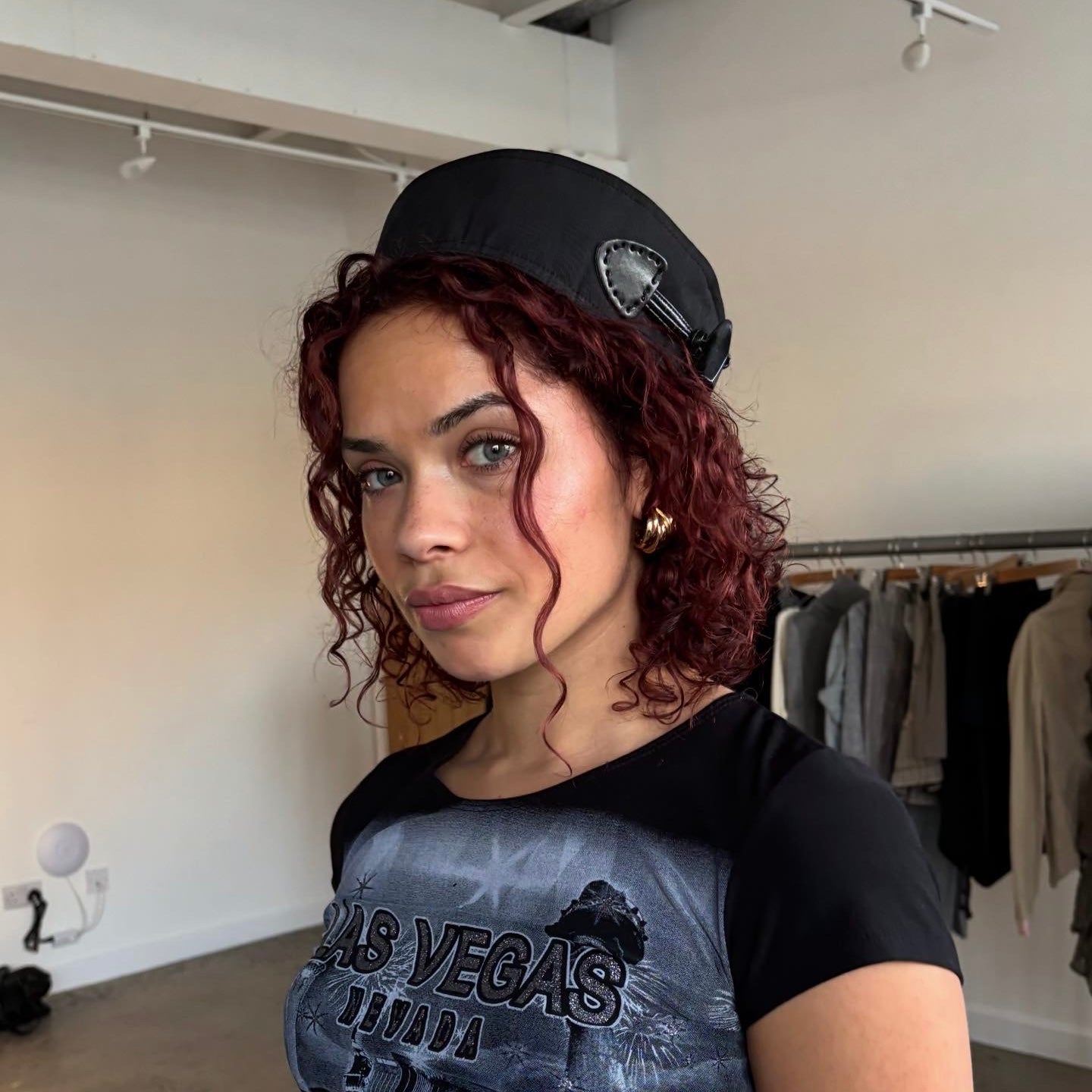 The Isla Sailor Hat in Black