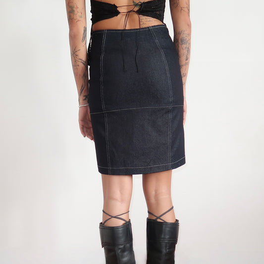 Denim Midi Skirt (Multiple Sizes)