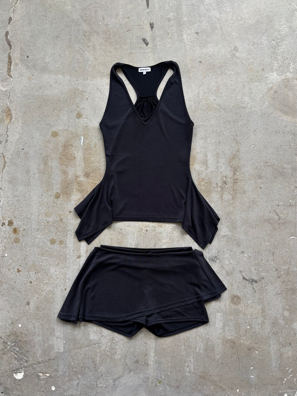 Martine Racer Top in Khaki or Charcoal Black