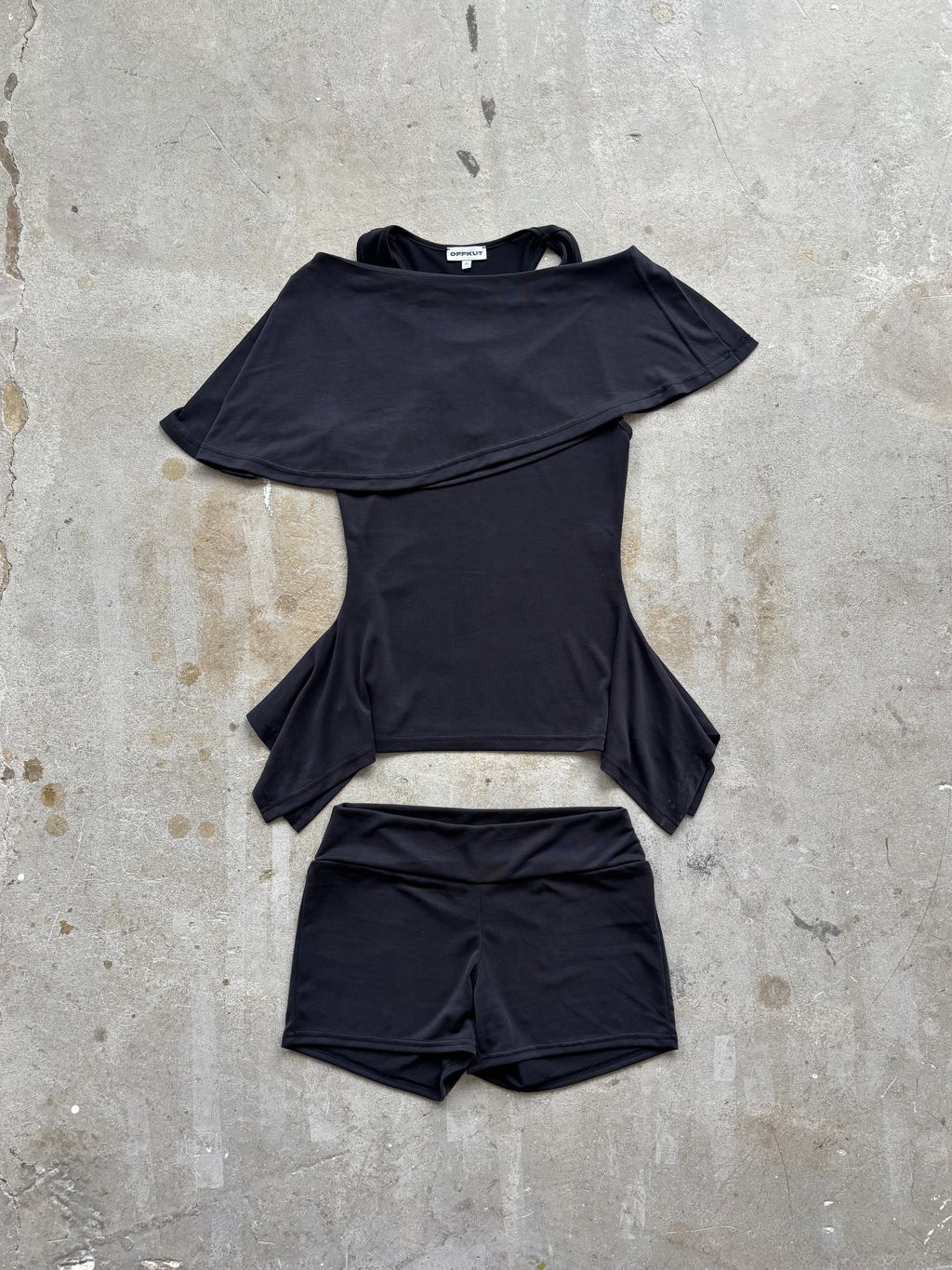 Martine Skort in Khaki or Charcoal Black