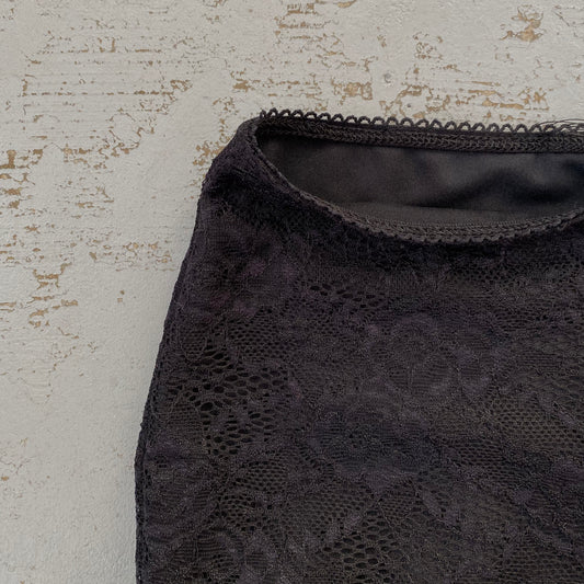 Lace Booty Shorts with Black Lining