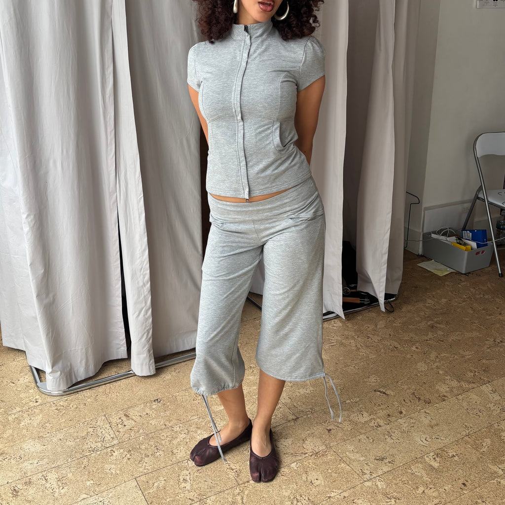 Betty Track Capris in Grey or Navy