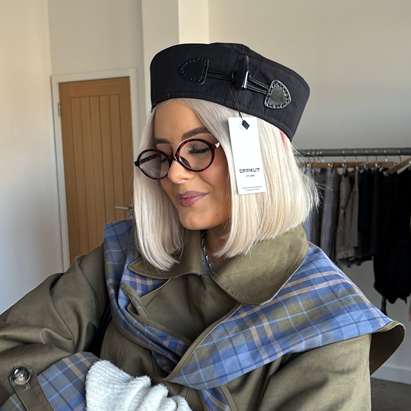 The Isla Sailor Hat in Black