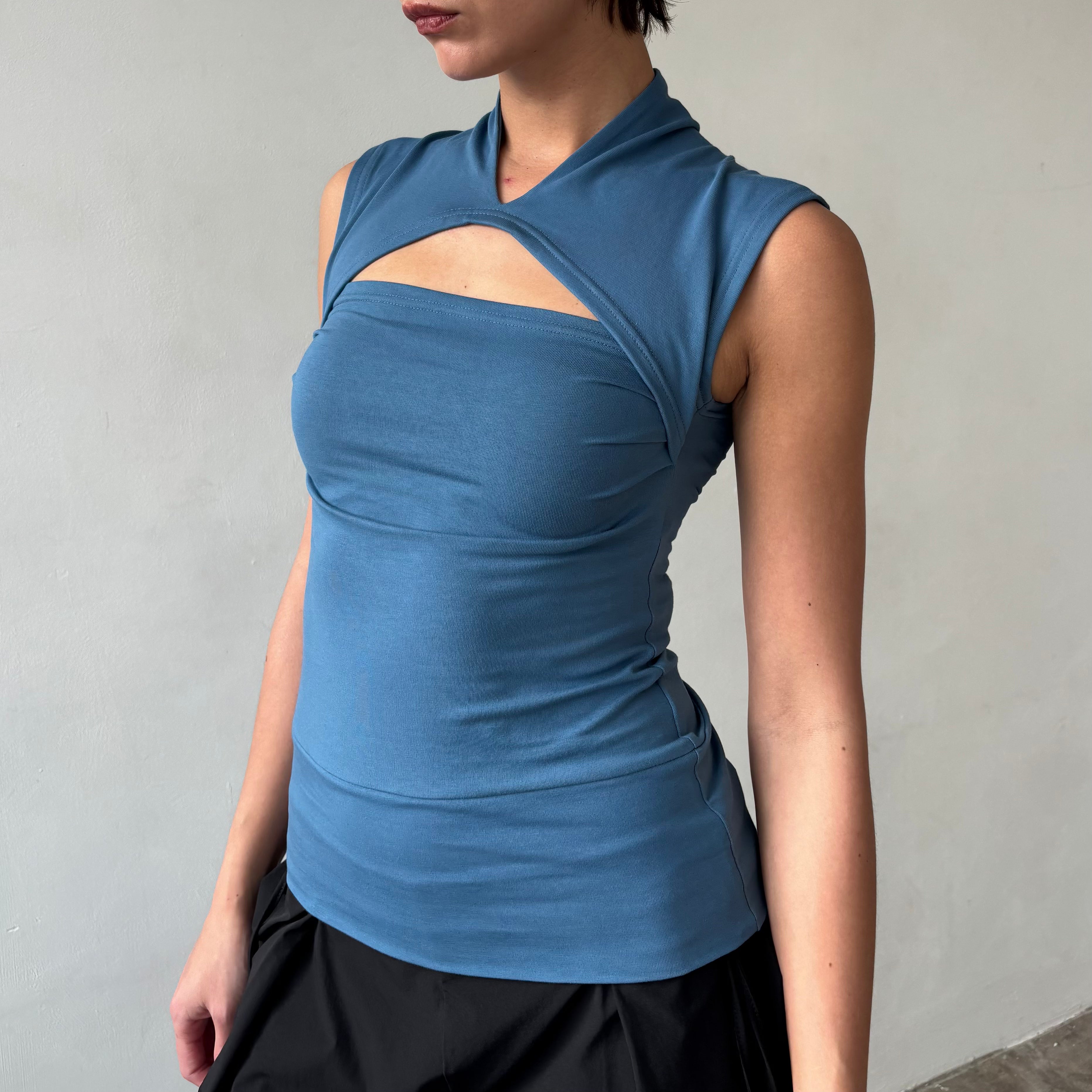 The Terri Top in Steel