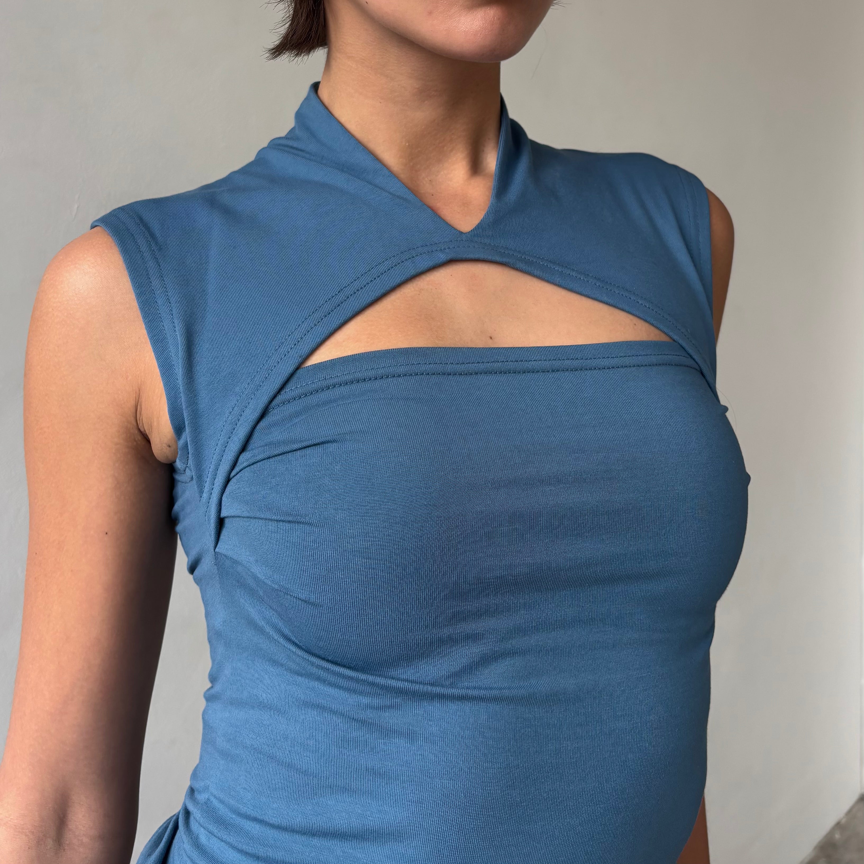The Terri Top in Steel