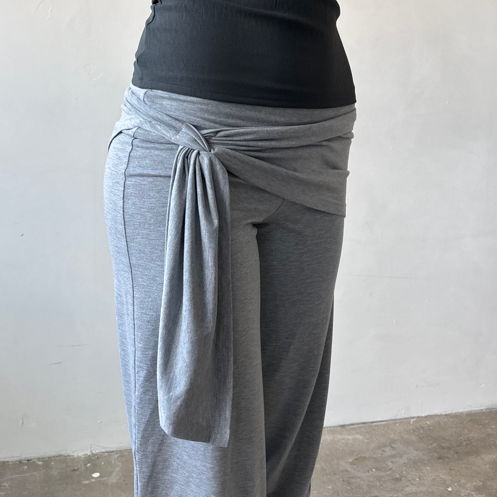 Bubble Capris and Sarong Grey