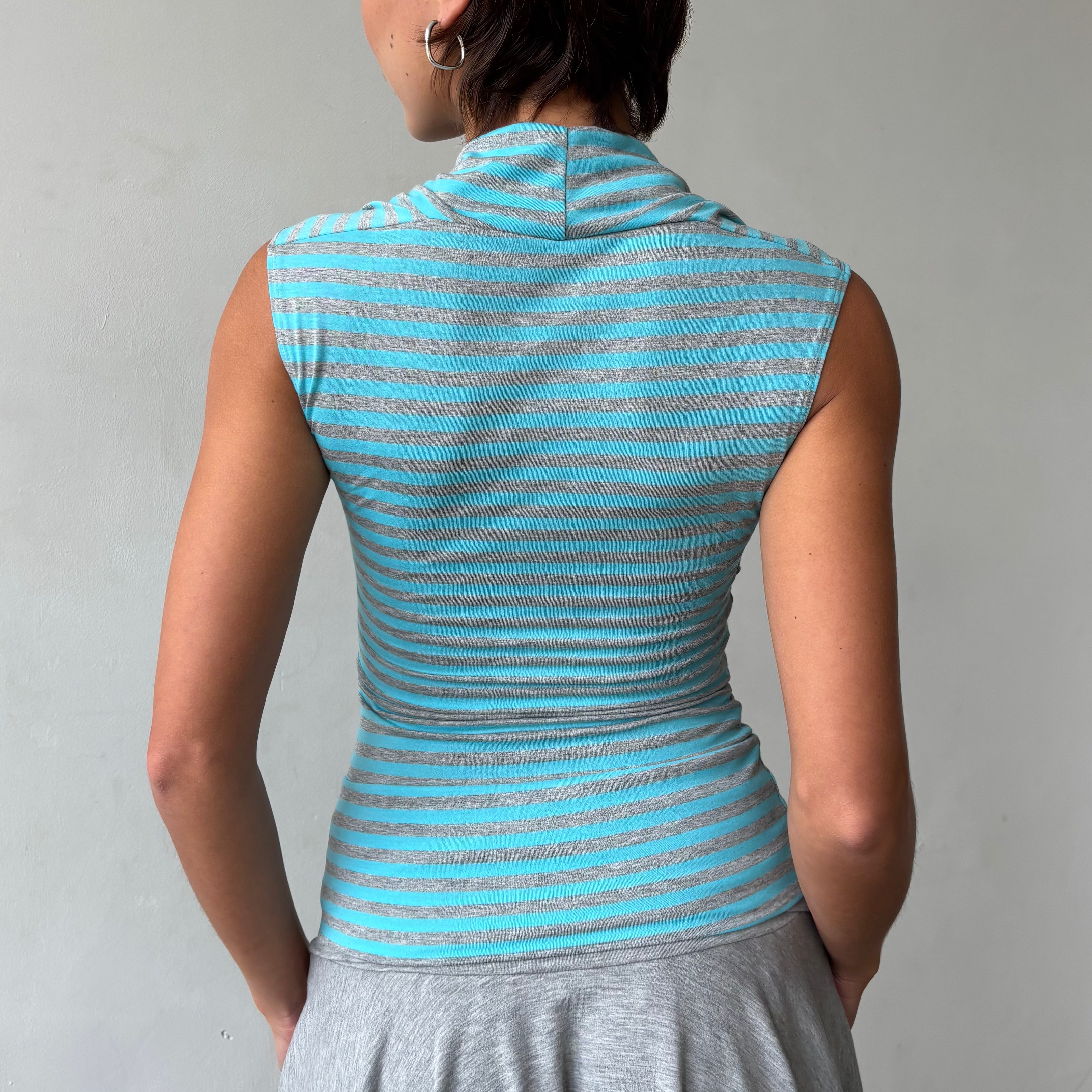 The Stripe Super Cowl Top (Pre-Order)