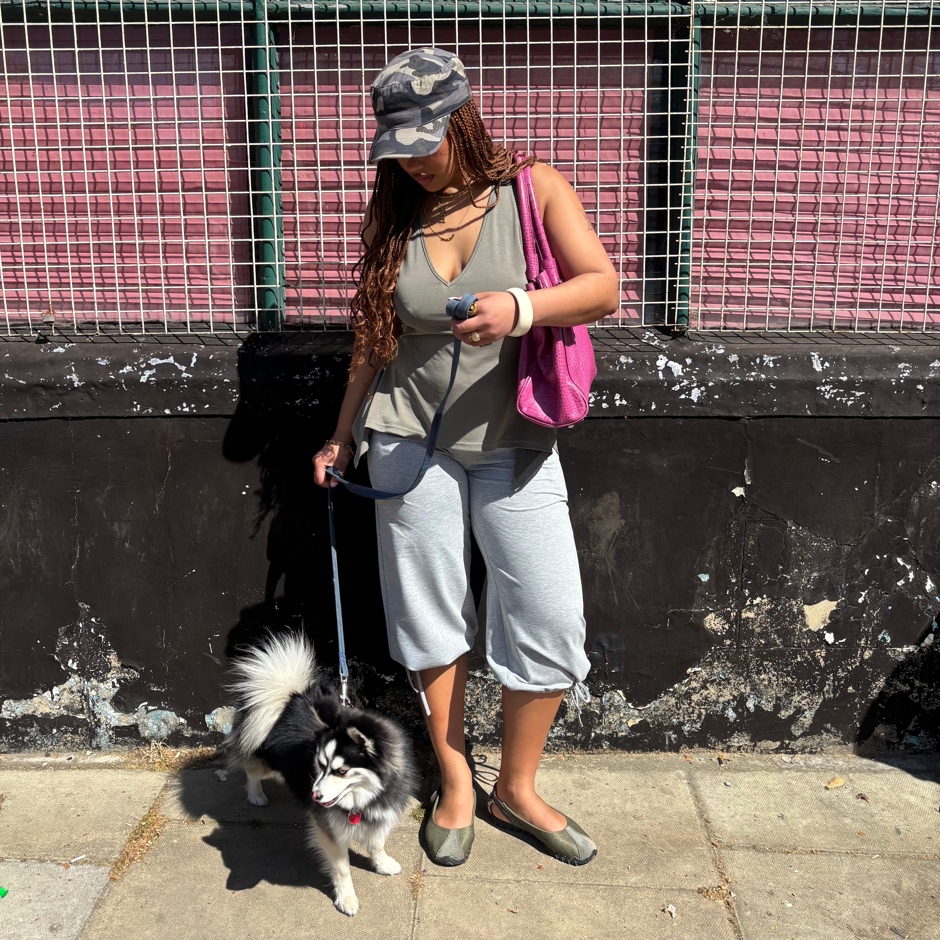 Betty Track Capris in Grey or Navy