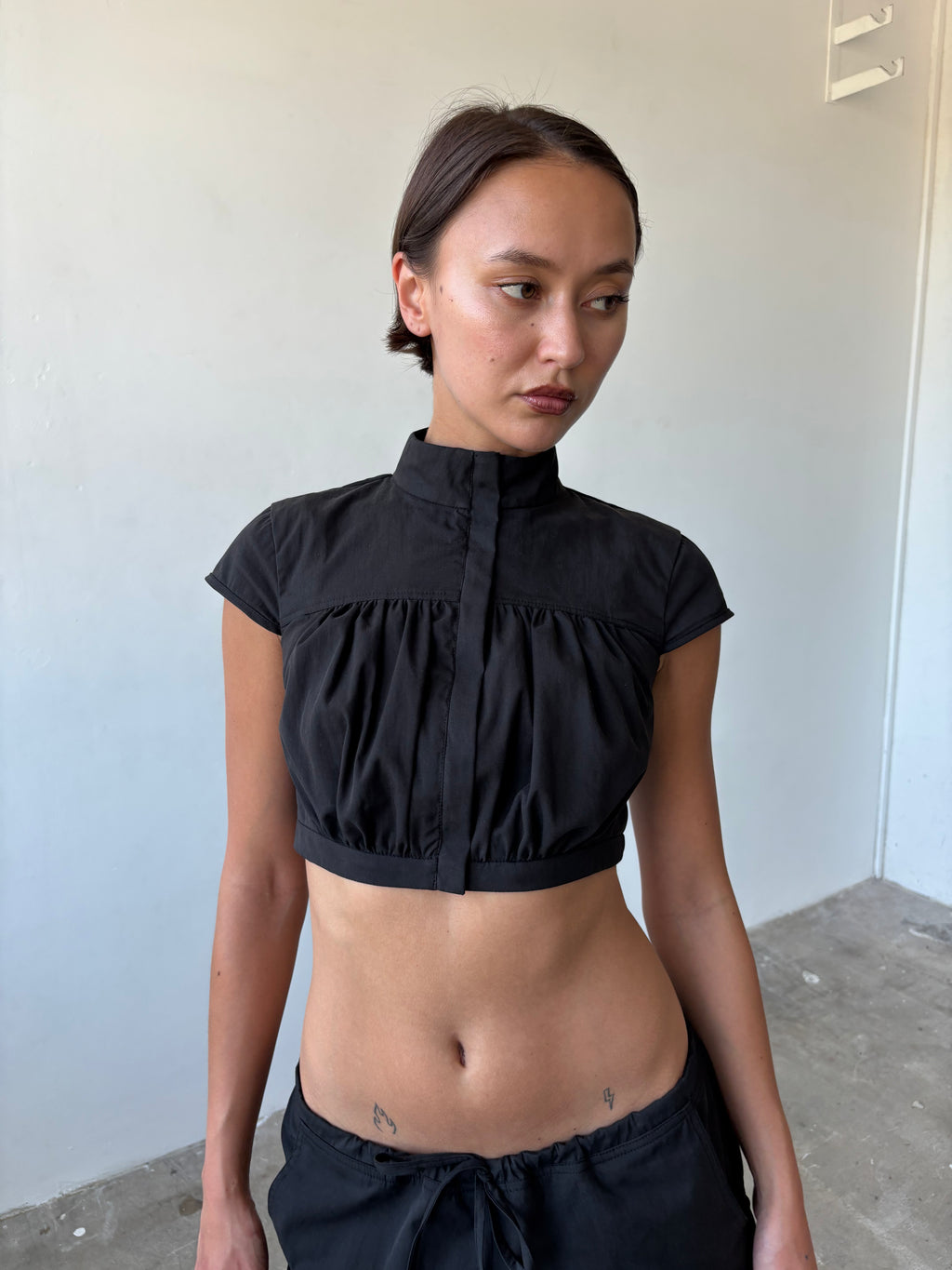Crop Cap Sleeve Top