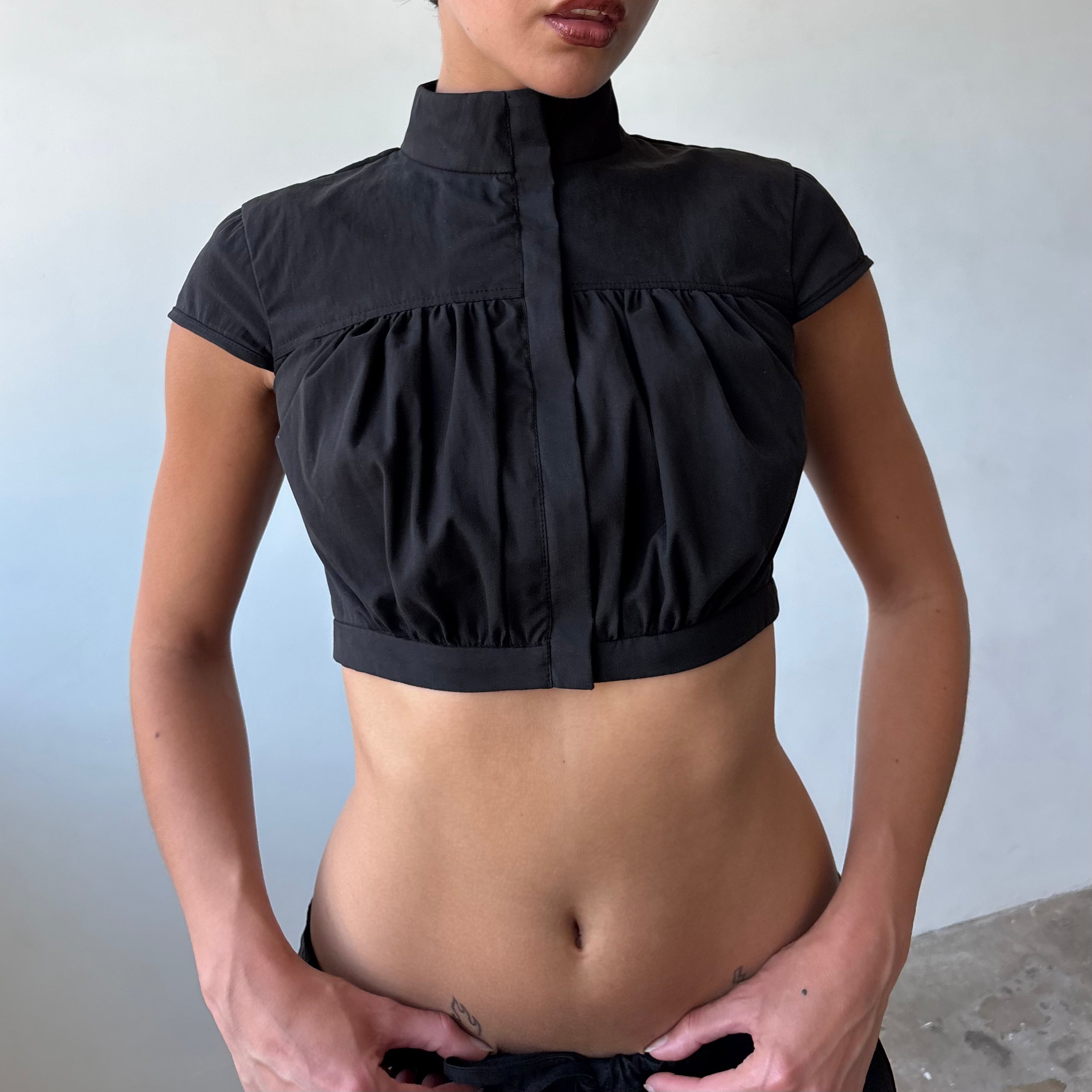 Crop Cap Sleeve Top