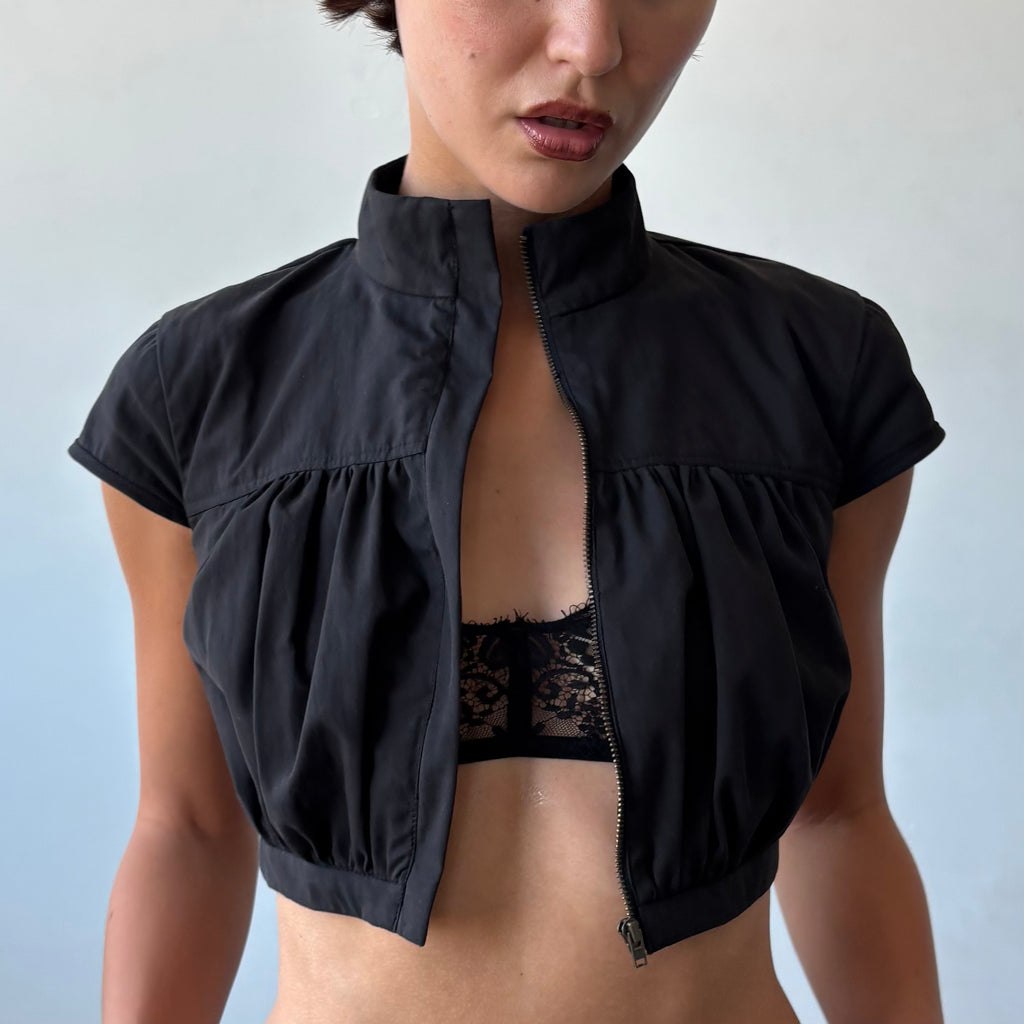 Crop Cap Sleeve Top