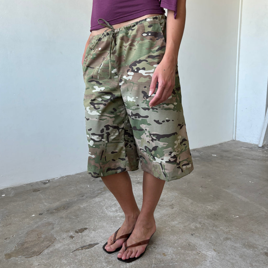 Boy Shorts in Black and Camo