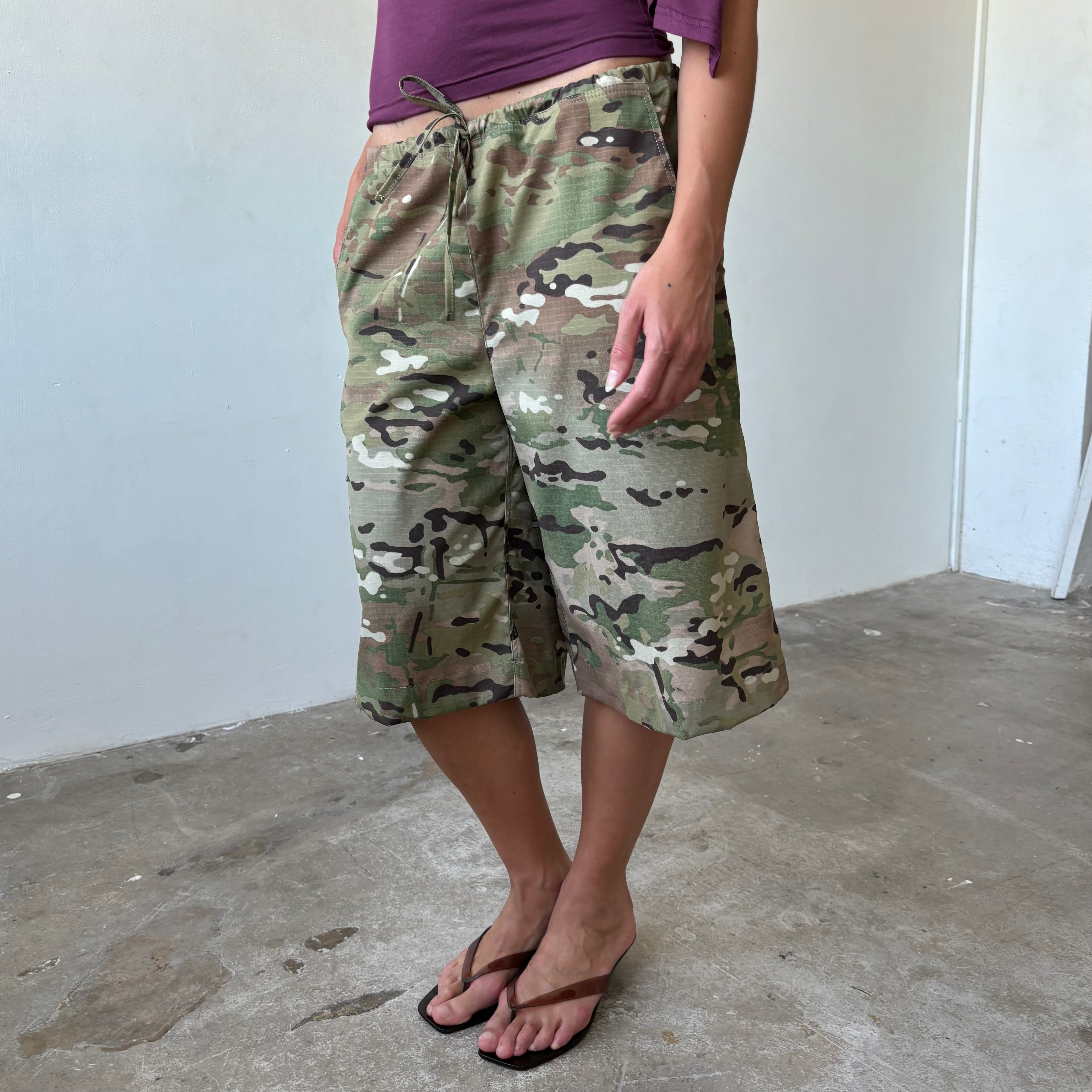 Boy Shorts in Black and Camo