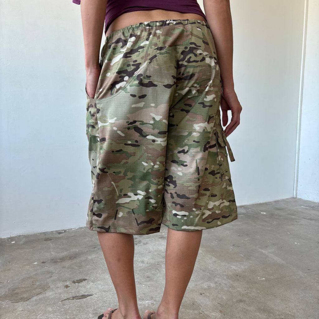 Boy Shorts in Black and Camo