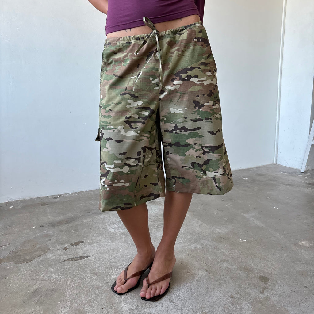 Boy Shorts in Black and Camo