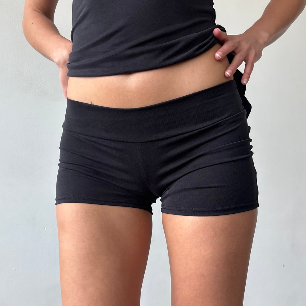 Martine Skort in Khaki or Charcoal Black