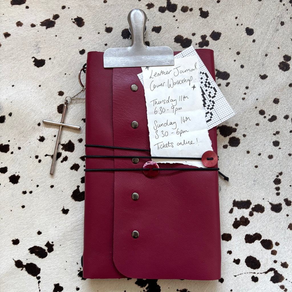 Leather Journal Cover Workshop