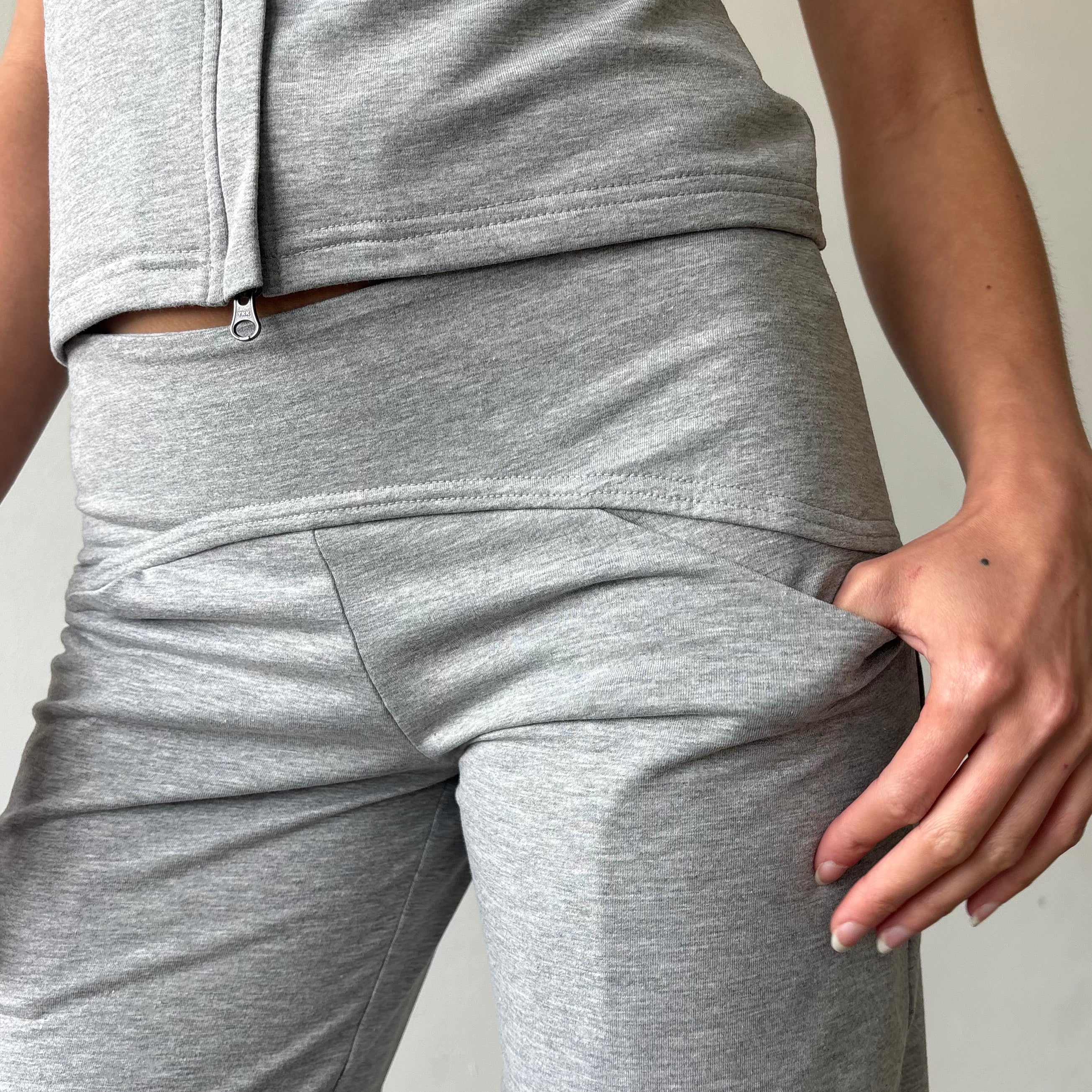 Betty Track Capris in Grey or Navy