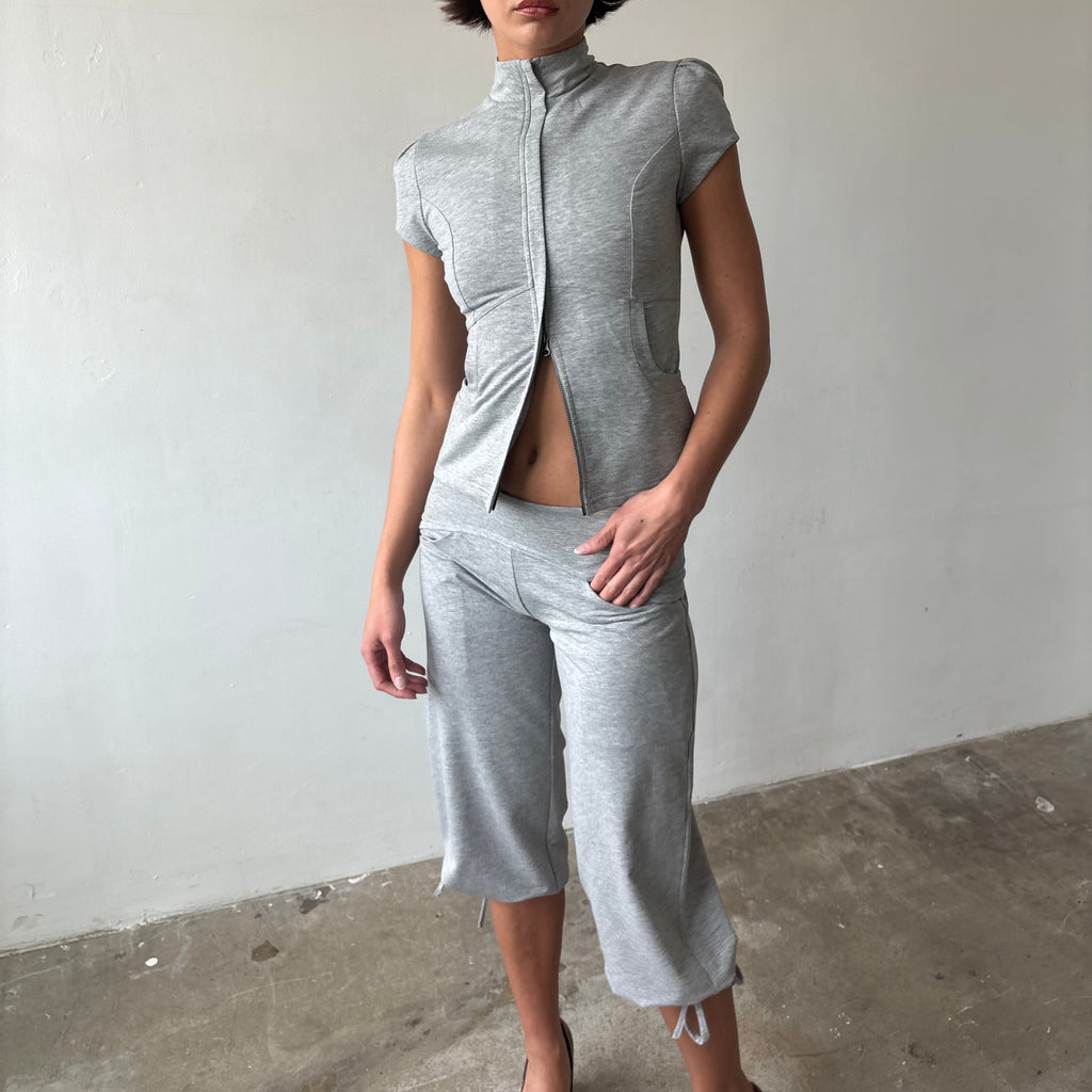 Betty Track Jacket in Grey or Navy