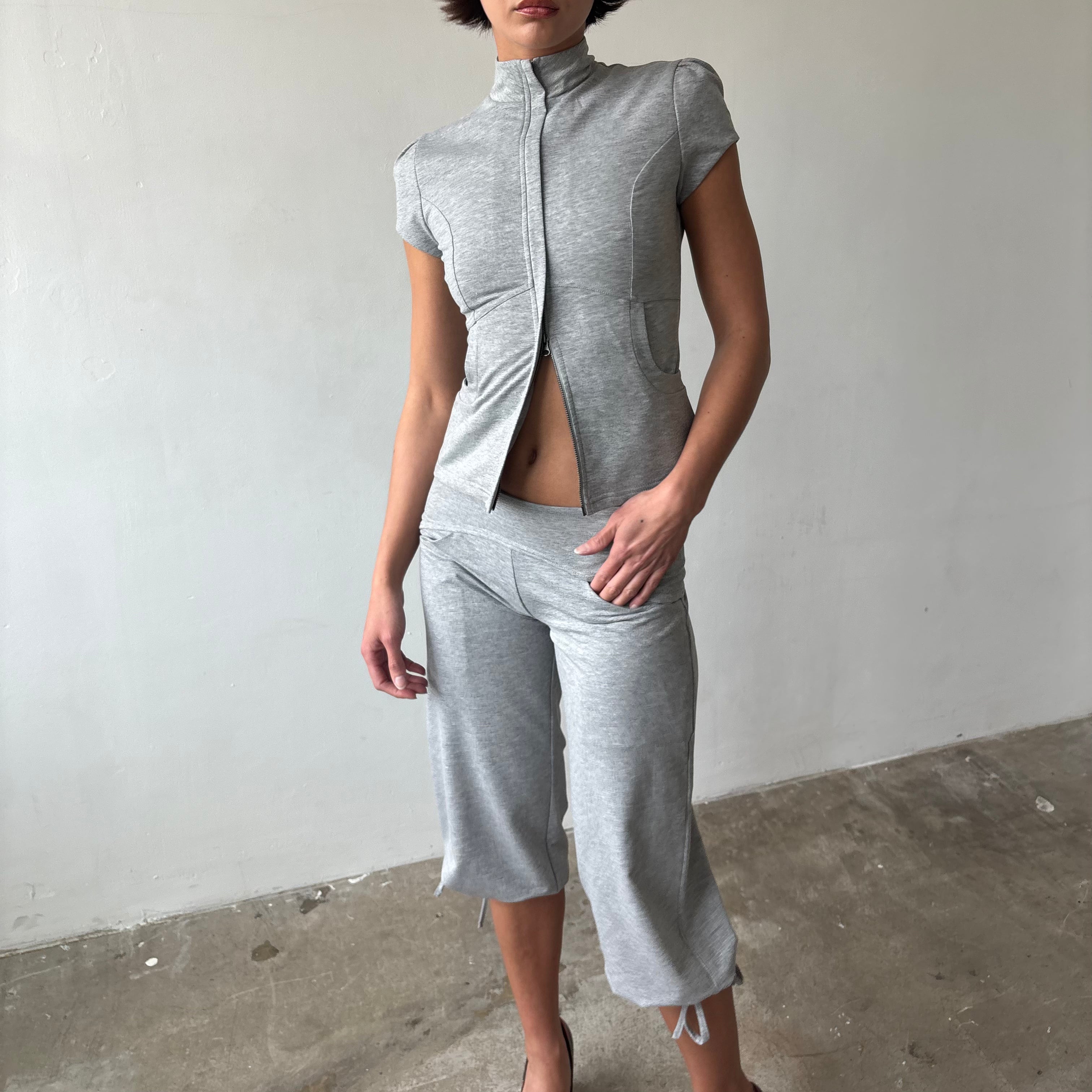 Betty Track Jacket in Grey or Navy