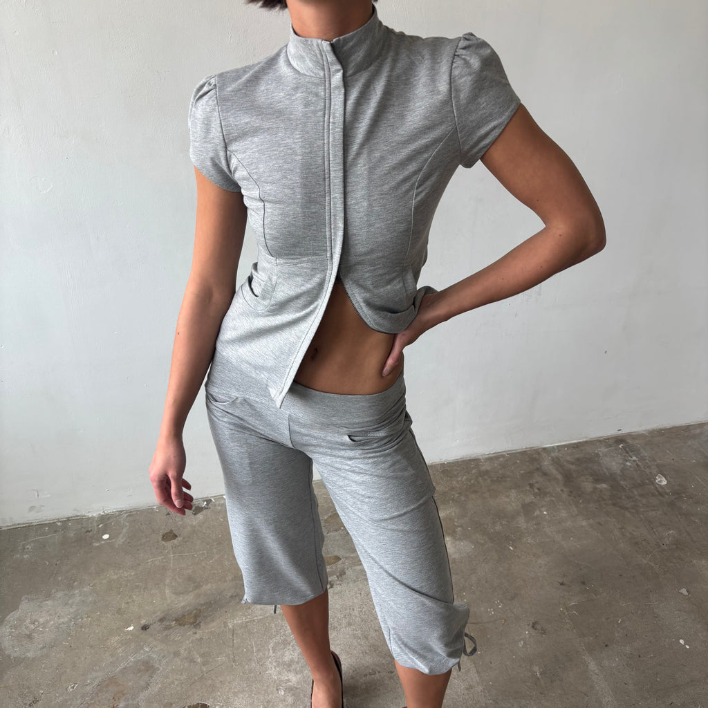Betty Track Jacket in Grey or Navy