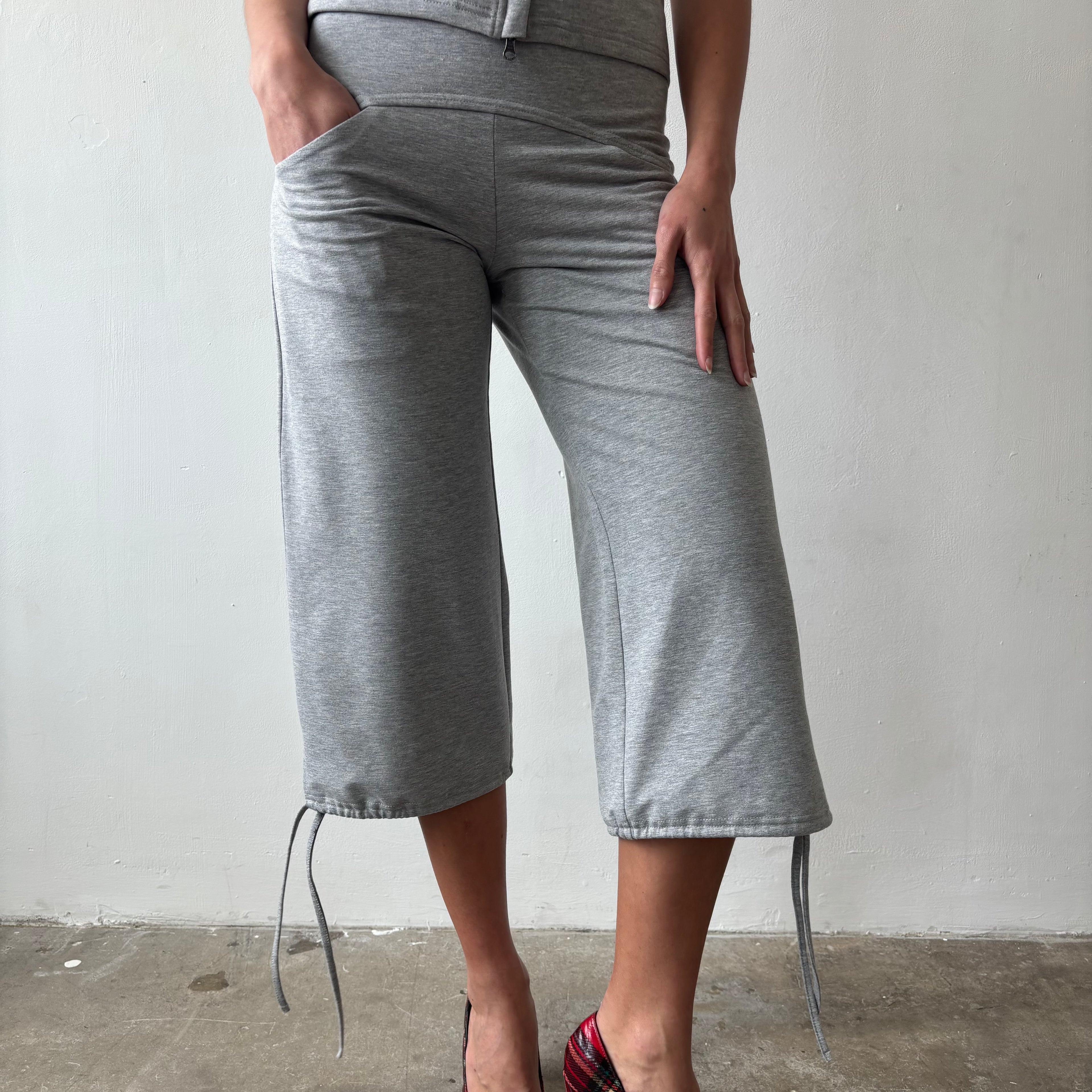 Betty Track Capris in Grey or Navy
