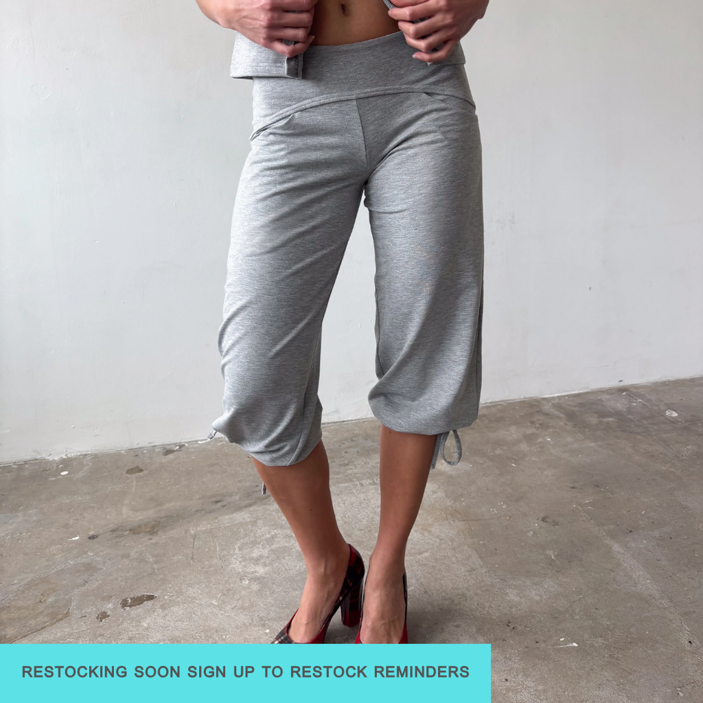 Betty Track Capris in Grey or Navy